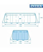4 - Piscina fuori terra Prisma Intex 28316 Rettangolare Metal Frame 26776