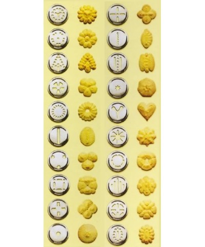 2 - MARCATO BISCUITS MACCHINA PRESSA BISCOTTI DOLCI COOKIES 20 TRAFILE NUOVO