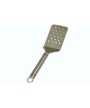 1 - EVA PALETTA FORATA OVALY" ACCIAIO INOX FORATA MANICO IN PP CM 27 X 6,5"