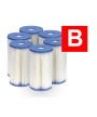 1 - INTEX 29005 59905 FILTRO CARTUCCIA PZ 6 POMPA PISCINA BESTWAY 58095 TIPO B