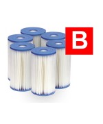 1 - INTEX 29005 59905 FILTRO CARTUCCIA PZ 6 POMPA PISCINA BESTWAY 58095 TIPO B