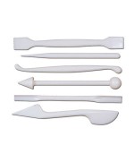 1 - KIT 6 ATTREZZI PER MODELLARE FONDENTE PASTA DI ZUCCHERO DOLCI TORTE
