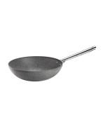 1 - Wok K2 cm 28 con 1 manico tubolare Pintinox