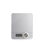 1 - Bilancia elettronica da cucina Eva 033311 dinamo - senza batterie silver