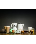 2 - Cappuccinatore + bollitore breakfast station moka elettrica 1344 Ariete