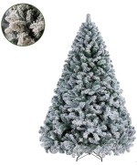 3 - Albero di Natale artificiale Tirolese Innevato cm 210
