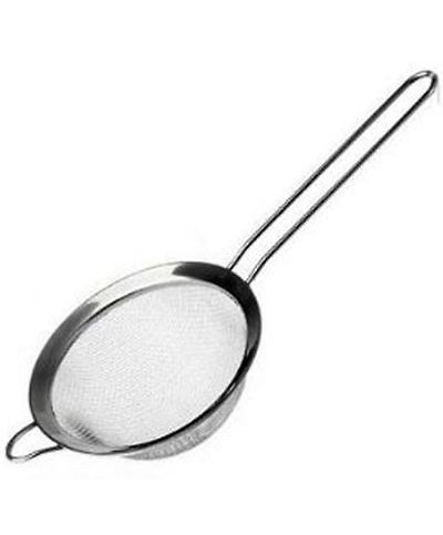 1 - PASSABRODO ACCIAIO INOX 13 CM PASSA BRODO COLINO DA CUCINA FONDO COLA