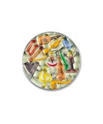 5 - SET FORMINE MUSICA TAGLIA PASTA TAGLIAPASTA DOLCI BISCOTTI ACCIAIO INOX