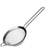 1 - PASSABRODO ACCIAIO INOX 18 CM PASSA BRODO COLINO DA CUCINA FONDO COLA