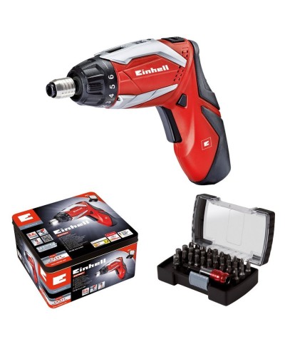 1 - Avvitatore a batteria Einhell 4513495 TE-SD 3,6 Li Kit 32 punte