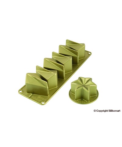 1 - SILIKOMART STAMPO SILICONE MAGIC STAR NATALE SEMIFREDDO TORTA TORTE