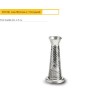 1 - Cono filtro inox n 5 foro grande 2,5 mm 5303 NG per spremipomodoro Reber