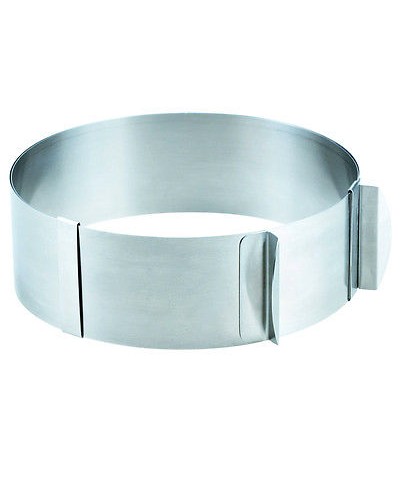 1 - Anello regolabile torte acciaio Inox Eva