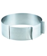 1 - Anello regolabile torte acciaio Inox Eva