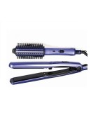 1 - GT PIATRA ELETTRICA CON SPAZZOLA 2 IN 1 REMOVIBILE CAPELLI RICCI LISCI 25W