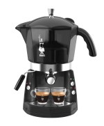1 - Macchina da caffè espresso Mokona Bialetti Nera Trasparente