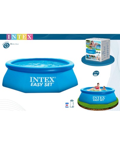 1 - Piscina fuori terra 28112 + Pompa/Filtro 244 x 76 cm