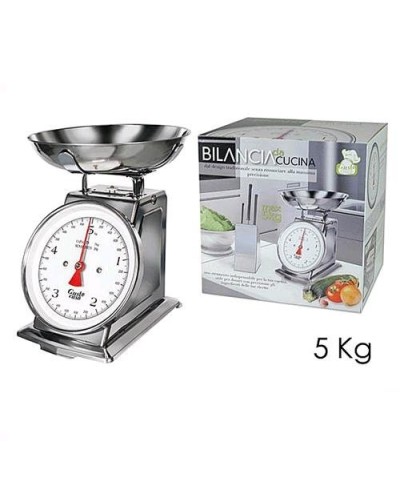 1 - Bilancia da cucina meccanica 5 Kg Div 20 gr