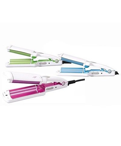 1 - MINI PIASTRA PER CAPELLI ONDULATI ELETTRICA EFFETTO ONDA ONDE 190°C 40 W