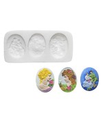 1 - SILIKOMART STAMPO FORMA MONETE DONNA INNAMORATI AMANTI TORTA CAKE SLK 183