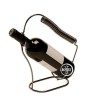 1 - PORTABOTTIGLIA BLACK NICKEL PORTA BOTTIGLA BOTTIGLIE VERSATORE VERSA VINO