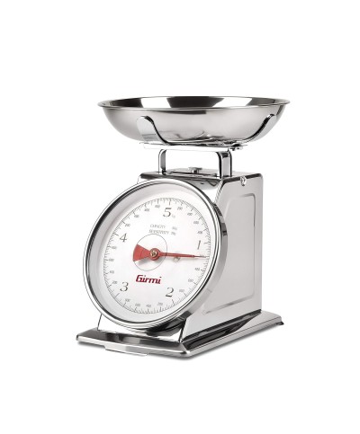1 - Bilancia da cucina Girmi PS90 5Kg inox