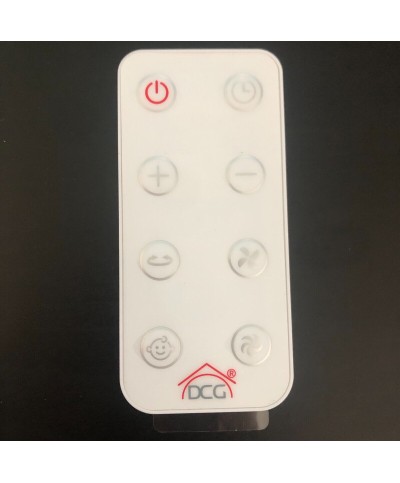 2 - DCG VE208TT ventilatore a piantana doppia esposizione faccia telecomando