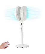 3 - DCG VE208TT ventilatore a piantana doppia esposizione faccia telecomando