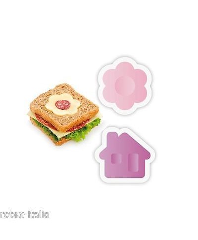 1 - TESCOMA SET 2 TAGLIAPASTA MULTIUSO FIORE CASETTA BISCOTTI TOAST 630937