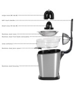 5 - Spremiagrumi elettrico a leva Proficook ZP1154