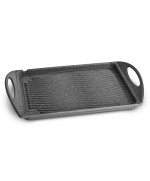 1 - Piastra rigata bistecchiera Lagostina 34 x 26 cm