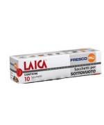 1 - LAICA 10 SACCHETTI PER MACCHINE SOTTOVUOTO GOFFRATE ALIMENTI 28 X 36 CM