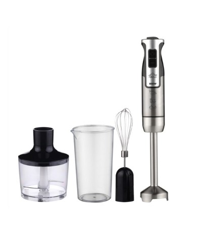 1 - Frullatore ad immersione inox con accessori HM 1112 SS DCG 800W