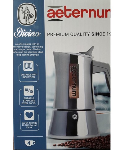 1 - Caffettiera Divina 4 tz induzione Aeternum Bialetti