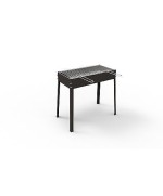 1 - FERRABOLI BARBECUE A CARBONE CARBONELLA FLOWER NERO GRIGLIA GRILL 244