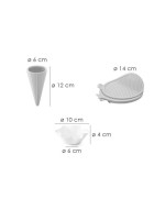 4 - Kit forma cono e coppetta per gelato Tescoma