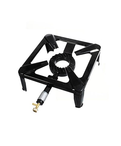 2 - Fornellone a gas 792601 bruciatore fornello ghisa grande 40 x 40 cm