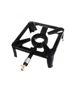 2 - Fornellone a gas 792601 bruciatore fornello ghisa grande 40 x 40 cm