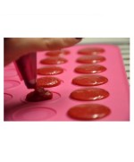 3 - Tappetino silicone 48 macarons Silikomart Macacon Mat