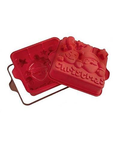 1 - SILIKOMART STAMPO FORMA SILICONE FORNO JINGLE BELLS NATALE RENNA SFT 333