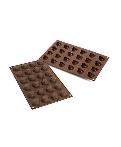 1 - SILIKOMART STAMPO SILICONE FORNO EASYCHOC CHOCO PANDA CIOCCOLATINI SF 141