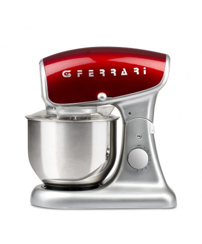 2 - Impastatrice G3 Ferrari G20075 Pastaio Deluxe planetaria 1200W Silver rossa