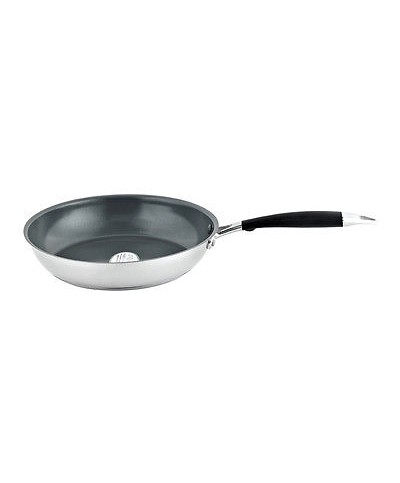 1 - EVA PADELLA PIASTRA A INDUZIONE DIAM 24 CM ACCIAIO INOX RIVESTITA CERAMICA