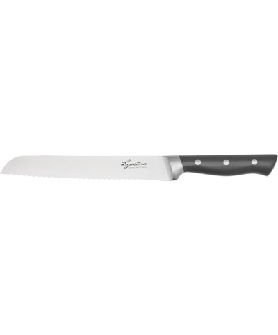 2 - Coltello da pane Virtuoso Lagostina lama seghettata 20 cm