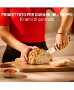 3 - Coltello da pane Virtuoso Lagostina lama seghettata 20 cm