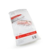 1 - 50 Buste goffrate 15x30 cm macchina sottovuoto Tre Spade 721530