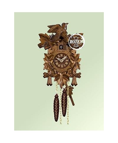 1 - OROLOGIO A PENDOLO NOCE AL QUARZO CUCU CUCù FORESTA NERA KU 3532