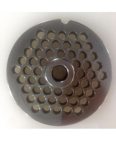 1 - REBER PIASTRA TC 32 DIAMETRO 8 MM ACCIAIO PER TRITACARNE ELETTRICO