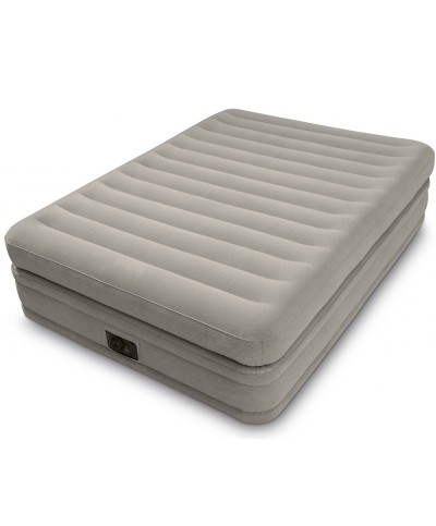 1 - Materasso Intex gonfiabile letto matrimoniale dual beam prime pompa 64446