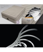 3 - Materasso Intex gonfiabile letto matrimoniale dual beam prime pompa 64446